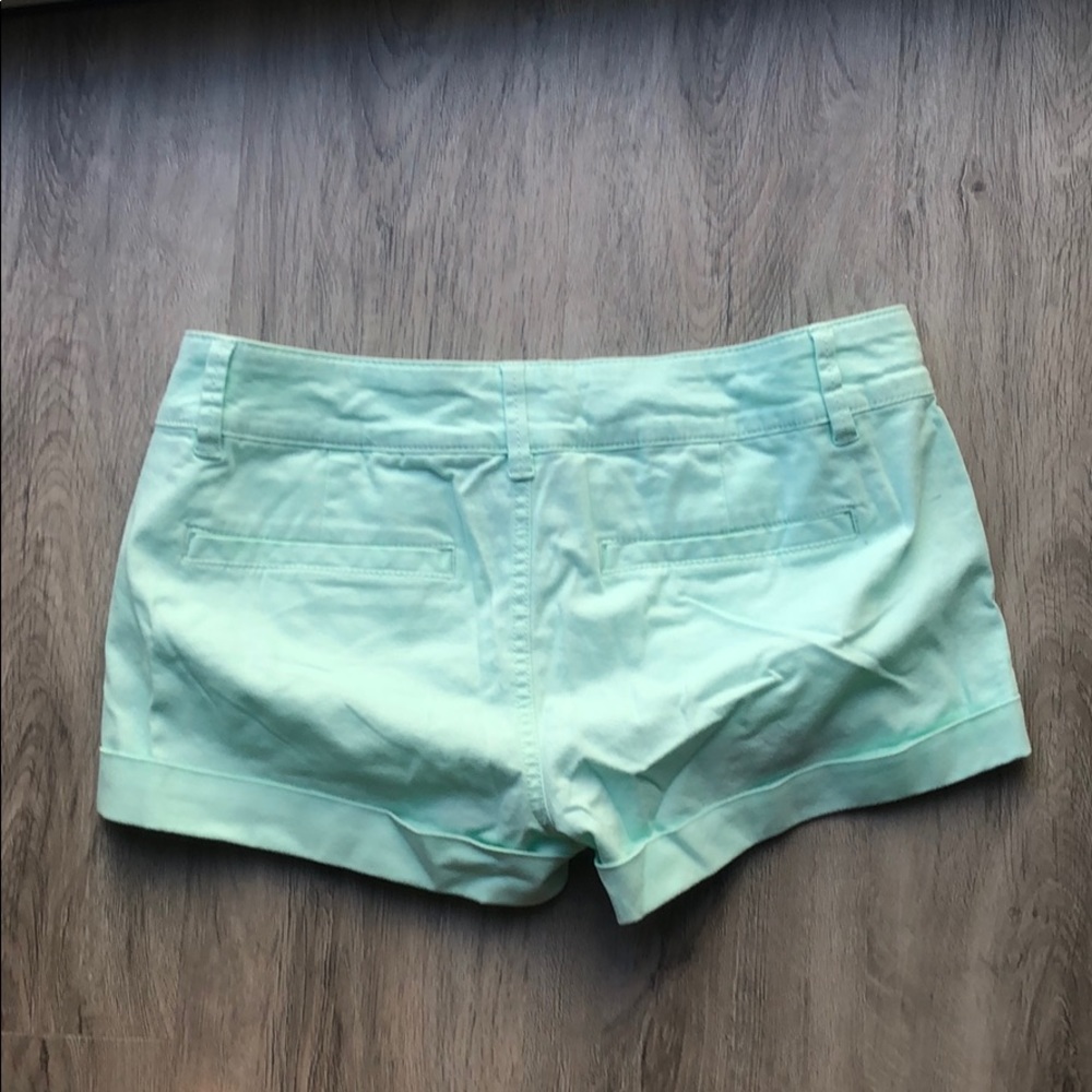 Mint green shorts from Express - Picture 2 of 7